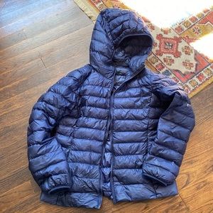 Navy blue puffy jacket​